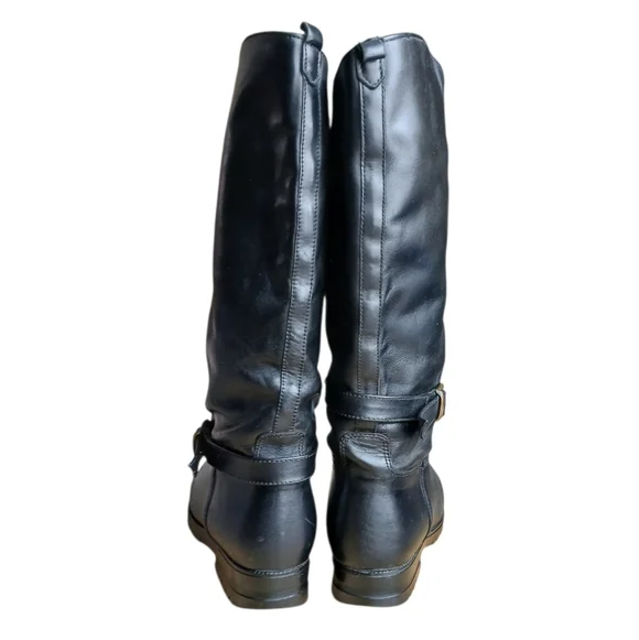 L.L. Bean Women's Size 6 Black Leather Riding Boots - Picture 5 of 7